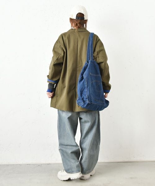 Gives a sense of fullment｜配色テープジャケット [[851330]][C 