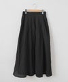 HUMS｜リネンタックサーキュラーマキシスカート [[851104]][C]
