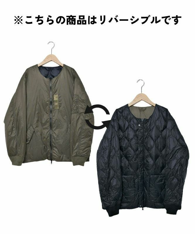 TAION｜REVERSIBLE MA-1 TYPE INNER DOWN JACKET [[TAION-JKO2JS]][D]