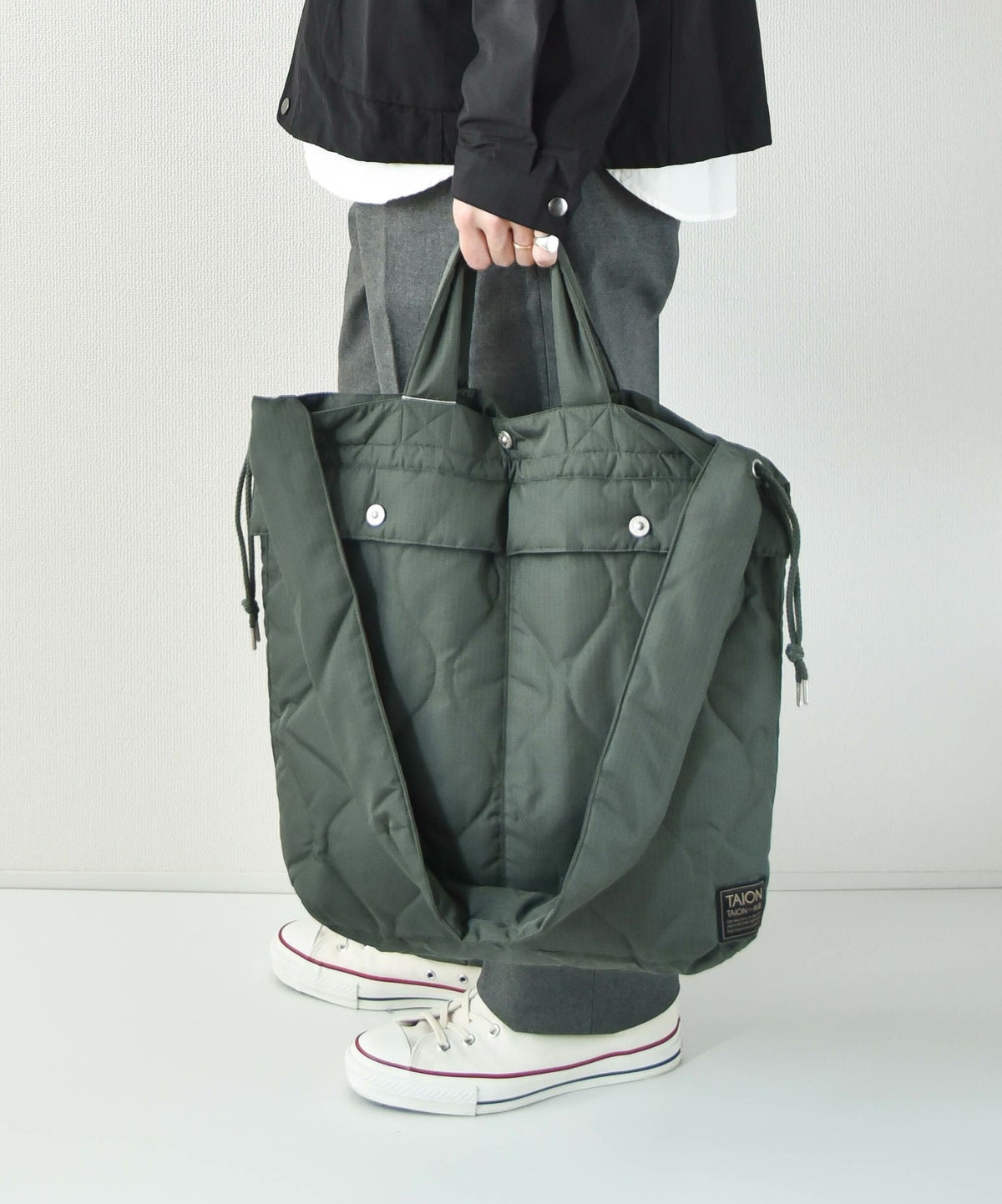 TAION｜MILITARY DOWN HELMET SHOULDER BAG [[TAION-HS01ML-1]][D]