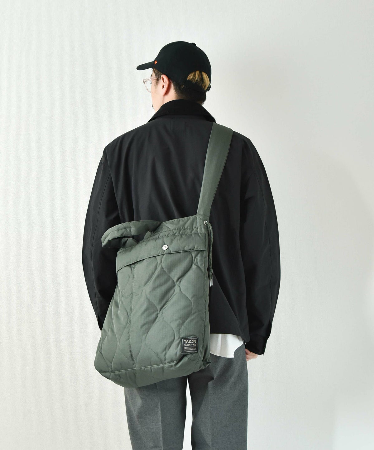 TAION｜MILITARY DOWN HELMET SHOULDER BAG [[TAION-HS01ML-1]][D]