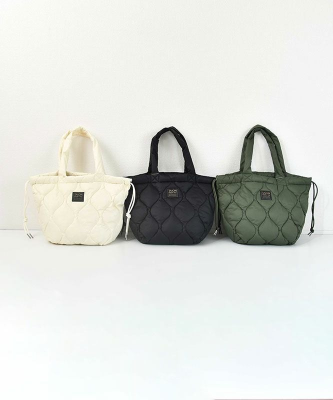 TAION｜MILNARY SOFT SHELL DOWN TOTE BAG-M [[TAION-TT02ALSML-1-M]][D]