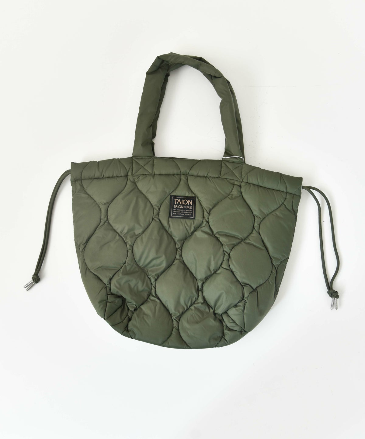 TAION｜MILNARY SOFT SHELL DOWN TOTE BAG-M [[TAION-TT02ALSML-1-M]][D]