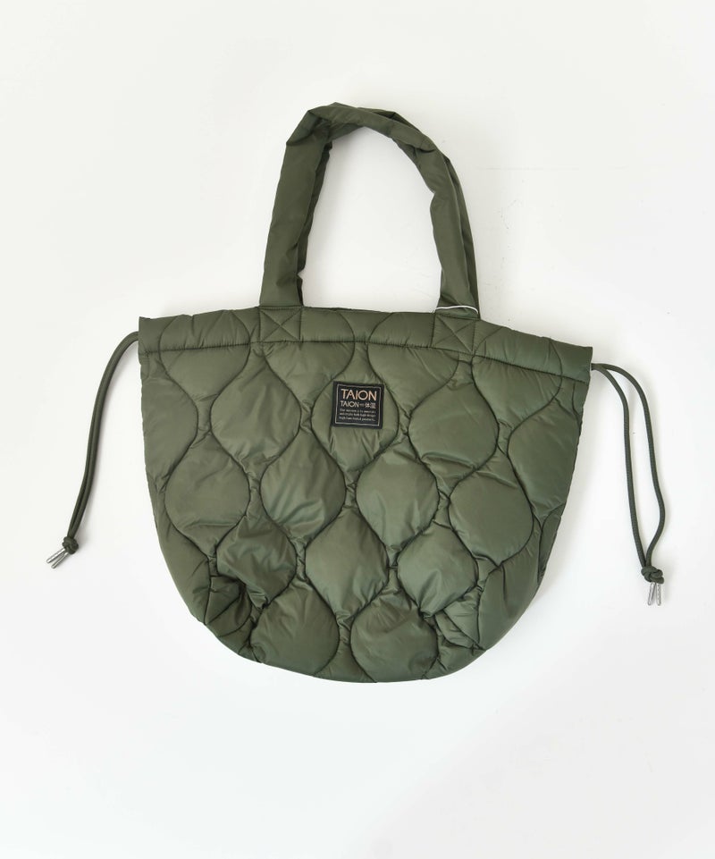 TAION｜MILNARY SOFT SHELL DOWN TOTE BAG-M [[TAION-TT02ALSML-1-M]][D]