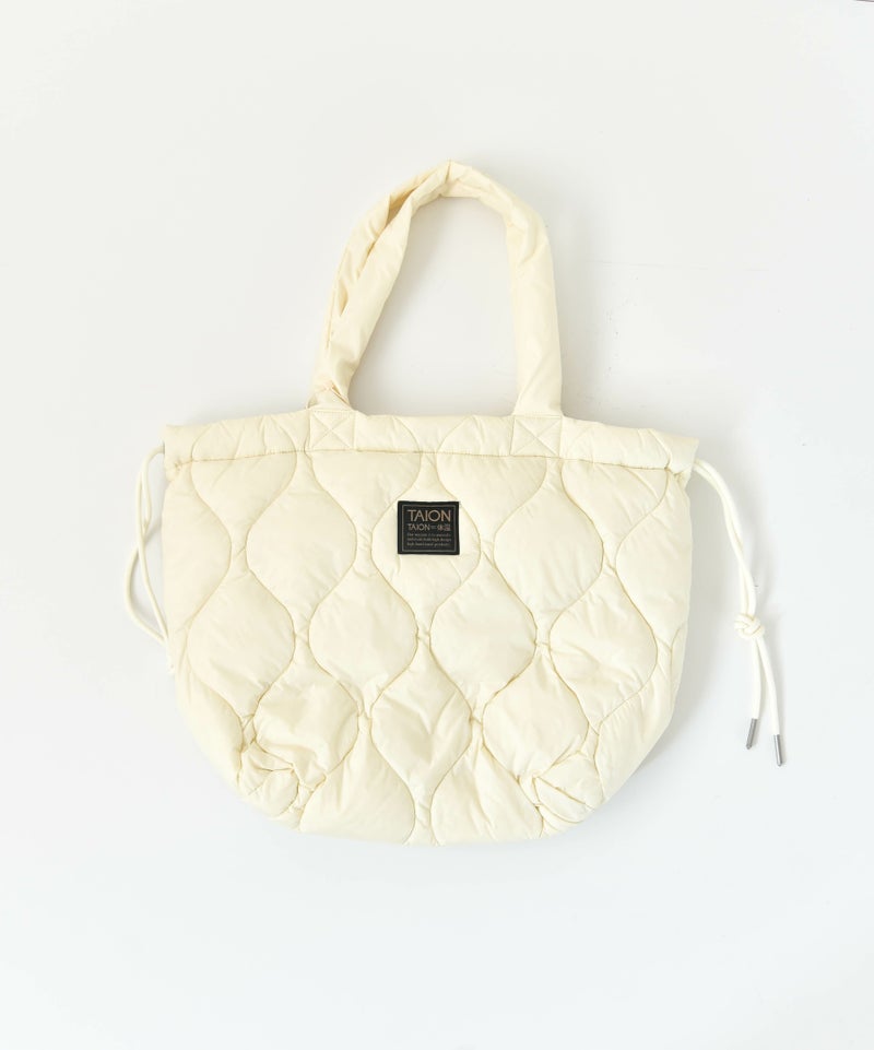 TAION｜MILNARY SOFT SHELL DOWN TOTE BAG-M [[TAION-TT02ALSML-1-M]][D]