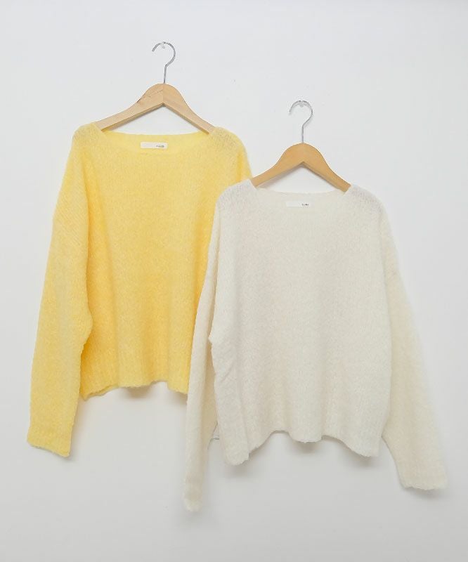 HUMS｜ボートネックニット [[141039]][C]