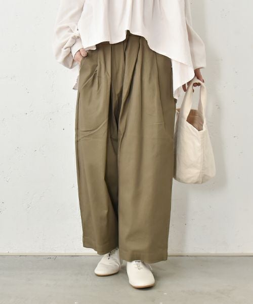 hagumu｜イージーワイドパンツ [[24856081]][C]