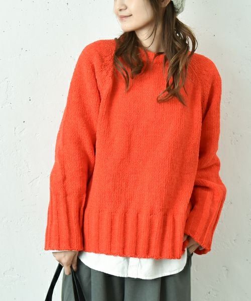 Our.｜ざっくりローゲージクルーネックプルオーバー [[Ou-PO-03]][C]