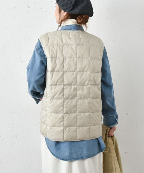 TAION｜Vネックボタンダウンベスト [[TAION-001]][C]