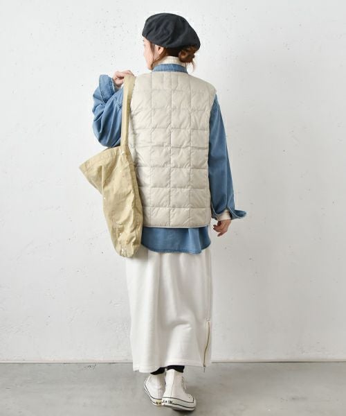 TAION｜Vネックボタンダウンベスト [[TAION-001]][C]