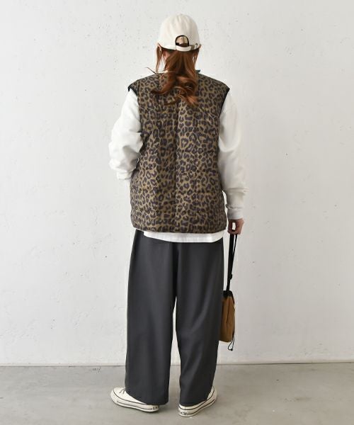 TAION｜Vネックボタンダウンベスト [[TAION-001]][C]