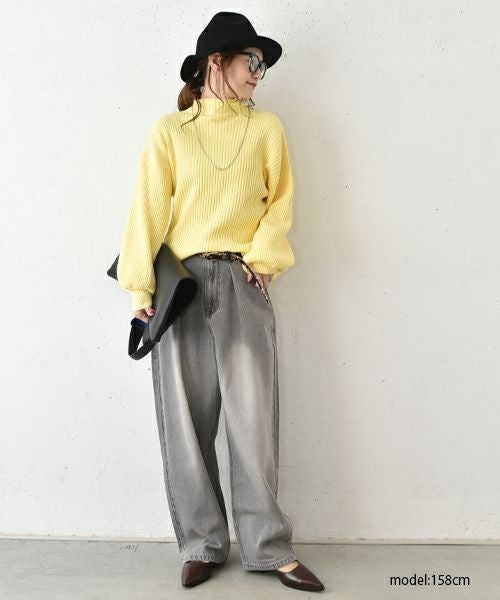 HUMS｜デニムタックパンツ [[090011]][C]