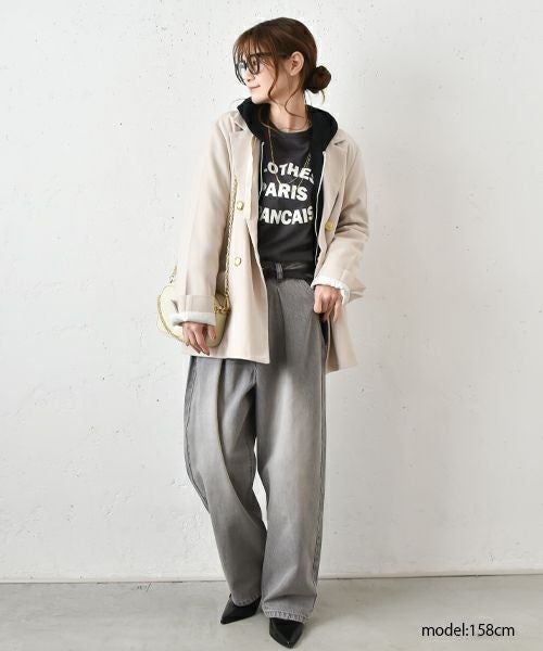 HUMS｜デニムタックパンツ [[090011]][C]