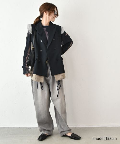 HUMS｜デニムタックパンツ [[090011]][C]