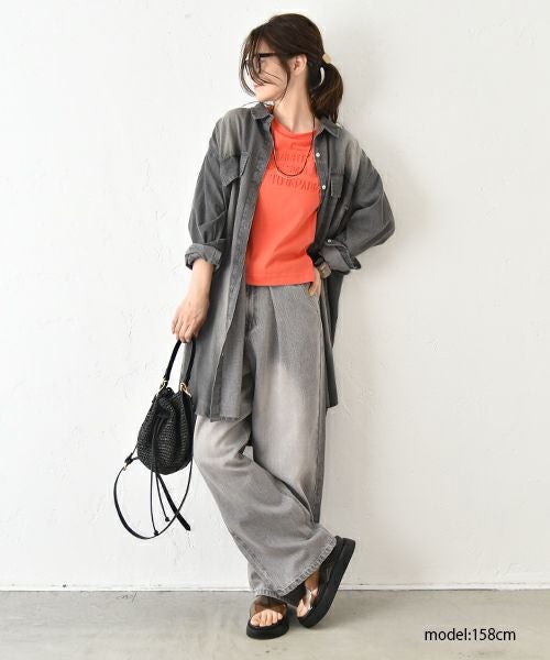 HUMS｜デニムタックパンツ [[090011]][C]