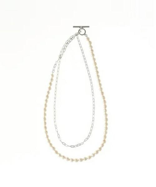 Sea'ds mara｜Mantel chain pearl Necklace [[22A2-38]][F] | ma28