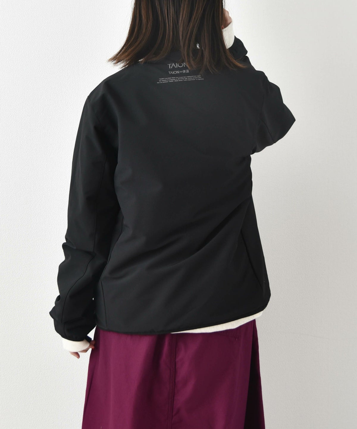 TAION｜NON DOWN BASIC REVERSIBLE CREW NECK JACKET [[TAION-R104NDBS]][D]