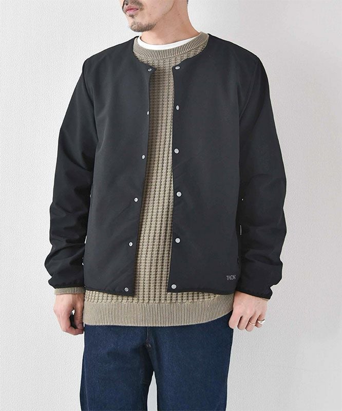 TAION｜NON DOWN BASIC REVERSIBLE CREW NECK JACKET [[TAION-R104NDBS]][D]