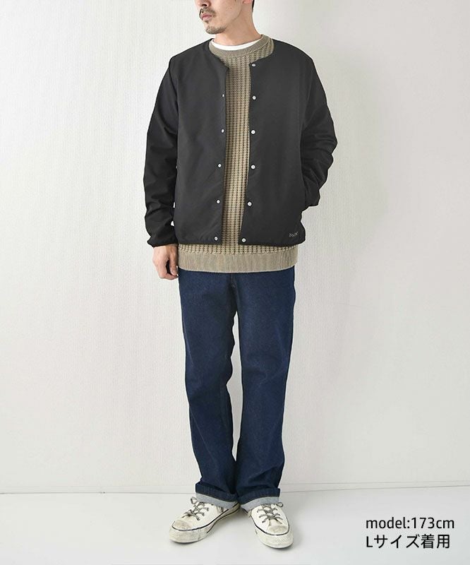 TAION｜NON DOWN BASIC REVERSIBLE CREW NECK JACKET [[TAION-R104NDBS]][D]