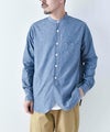 FOB FACTORY｜バンドカラーシャツ [[F3428]][D]