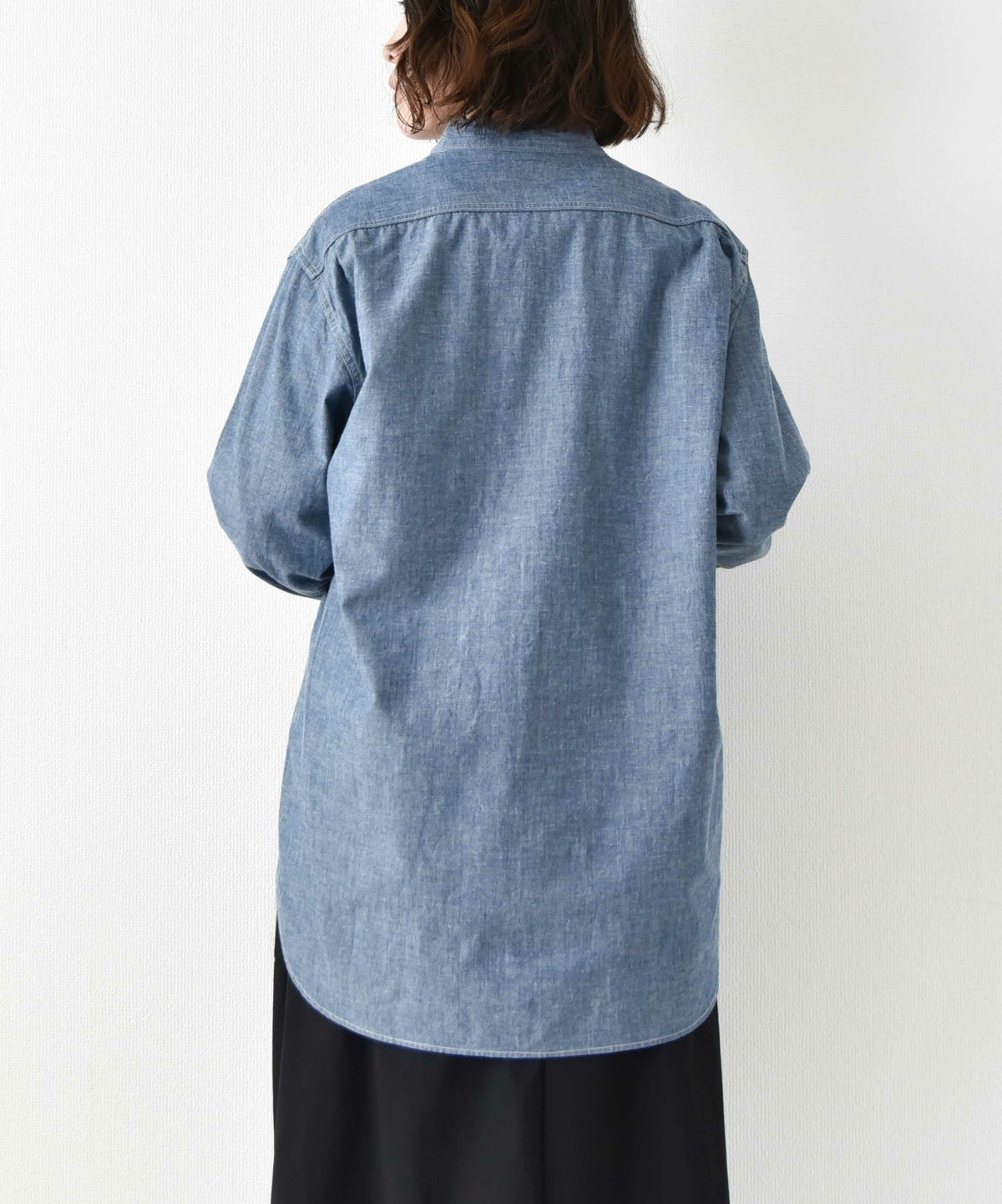 FOB FACTORY｜バンドカラーシャツ [[F3428]][D]