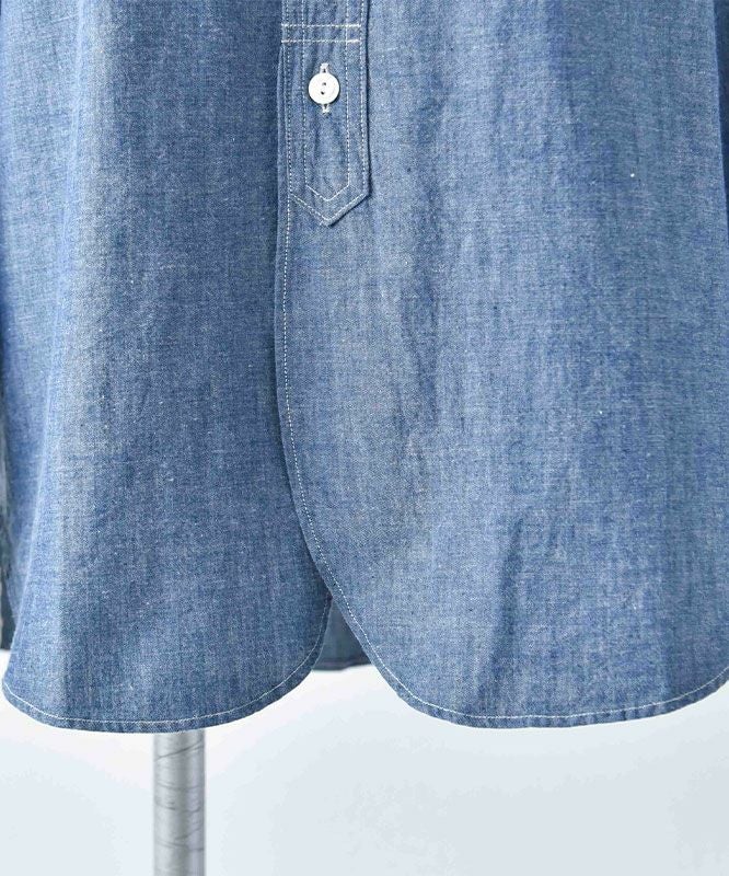 FOB FACTORY｜バンドカラーシャツ [[F3428]][D]