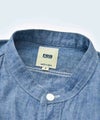 FOB FACTORY｜バンドカラーシャツ [[F3428]][D]
