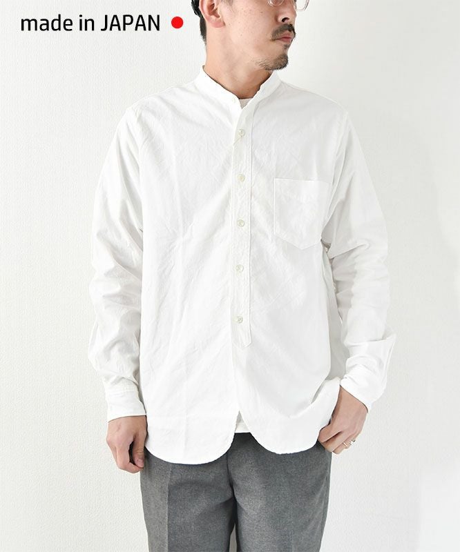  FOB FACTORY｜BAND COLLAR SHIRT [[F3429]][D]