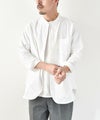  FOB FACTORY｜BAND COLLAR SHIRT [[F3429]][D]