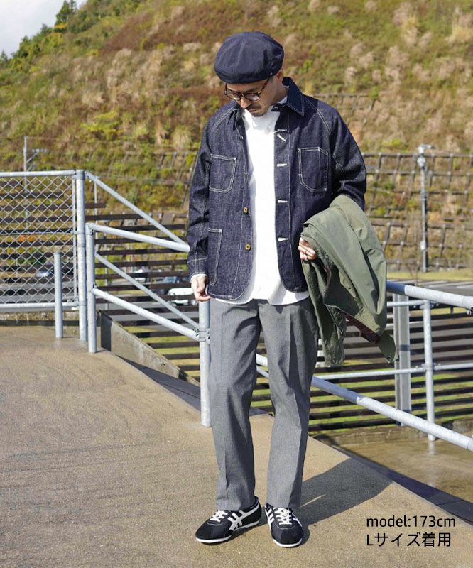 FOB FACTORY｜BAND COLLAR SHIRT [[F3429]][D]