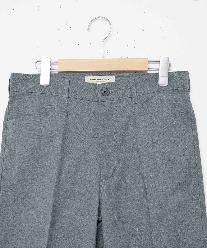 FOB FACTORY｜STA-PREST WIDE TROUSERS [[F0538]][D]