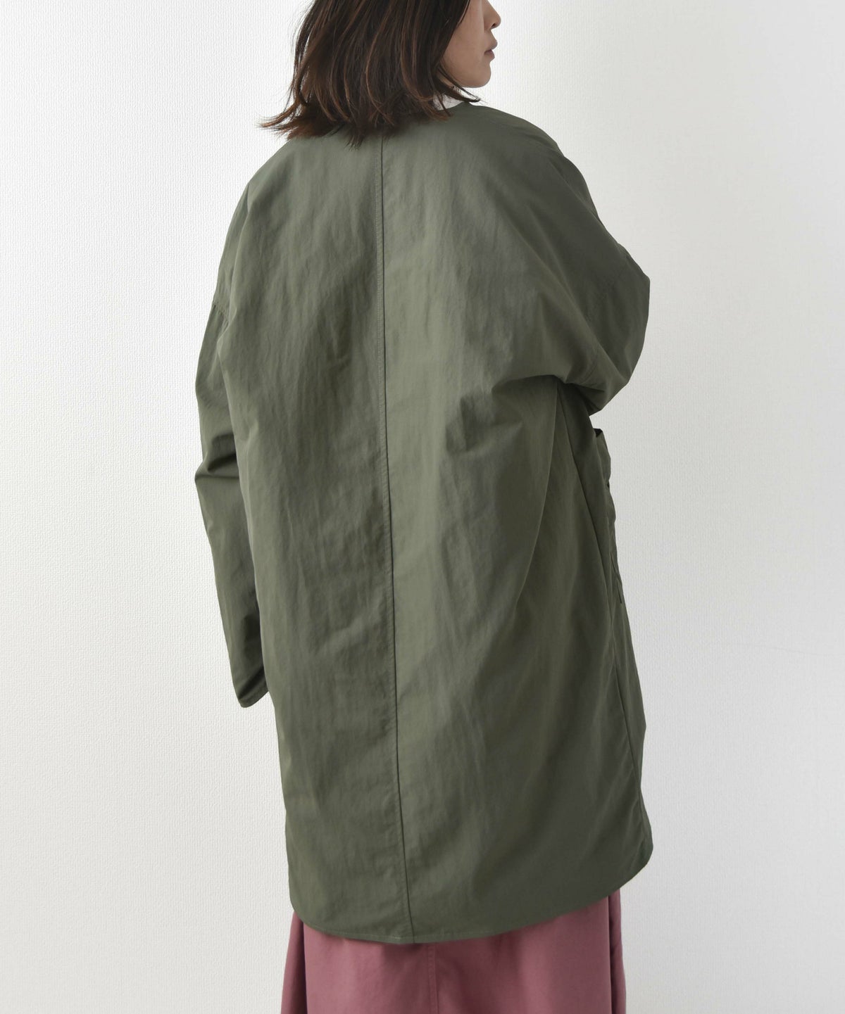 KAKELA&TRANQUIL｜撥水ナイロン×ツイルリバーシブルジャケット [[12410-096-20]][D]