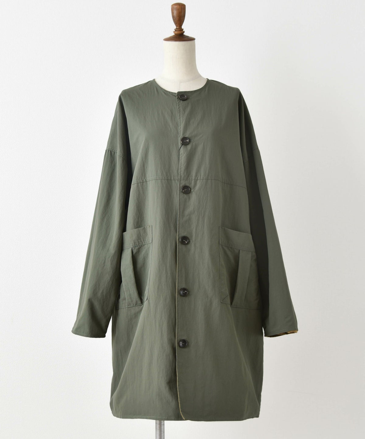 KAKELA&TRANQUIL｜撥水ナイロン×ツイルリバーシブルジャケット [[12410-096-20]][D]