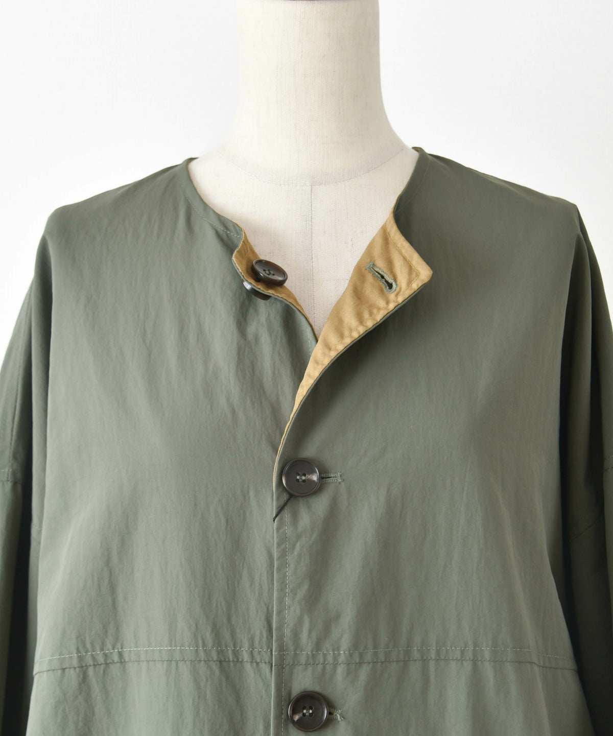 KAKELA&TRANQUIL｜撥水ナイロン×ツイルリバーシブルジャケット [[12410-096-20]][D]