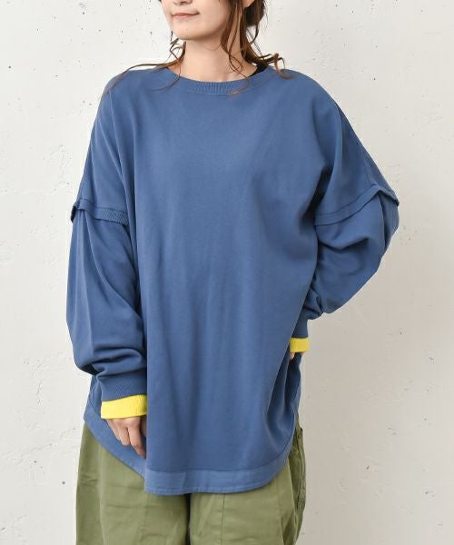 IN THE MARKET｜ピグメント裏毛ヘンリーネック前後2wayプルオーバー [[9280-42]][C]