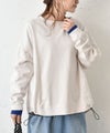IN THE MARKET｜ピグメント裏毛フハク切替カットソー [[380-42]][C]