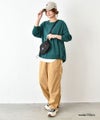 IN THE MARKET｜ピグメント裏毛フハク切替カットソー [[380-42]][C]
