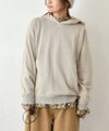 08Mab｜フード付綿麻ニット [[CF-225RT140]][C]