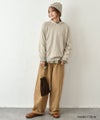 08Mab｜フード付綿麻ニット [[CF-225RT140]][C]
