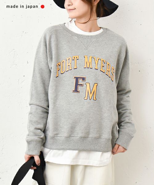 her.｜フロントプリントスウェット [[MTAH409-0108]][C]