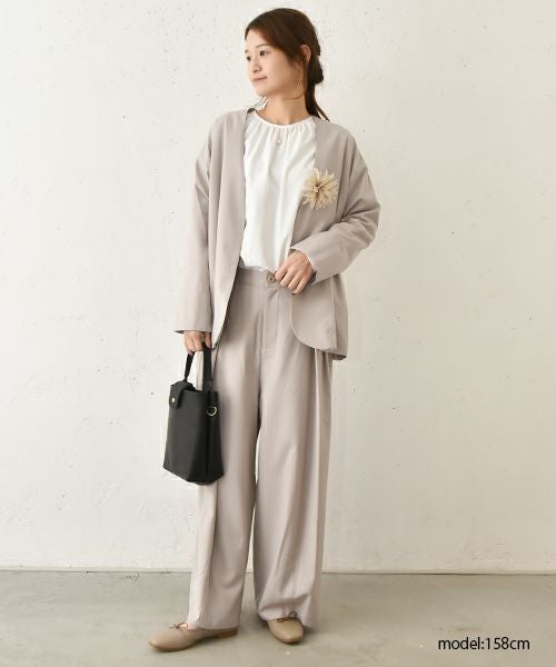 No18｜タックパンツ [[CE1PT240801A]][C]