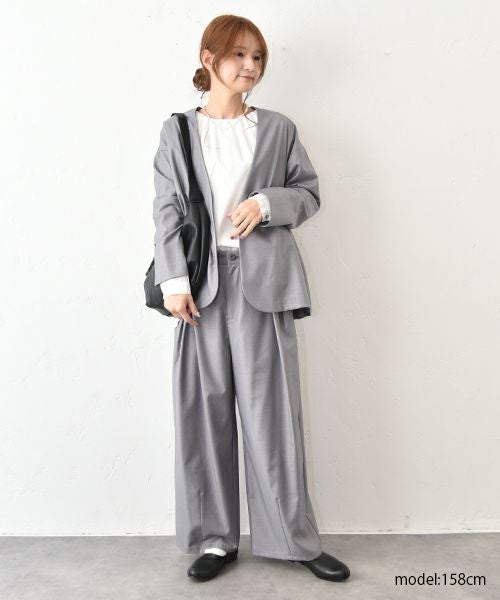 No18｜タックパンツ [[CE1PT240801A]][C]