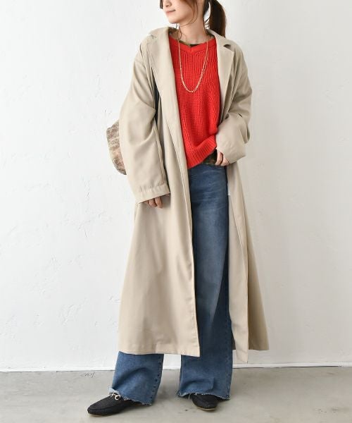 HUMS｜ロングトッパーコート [[HUM-053]][C]