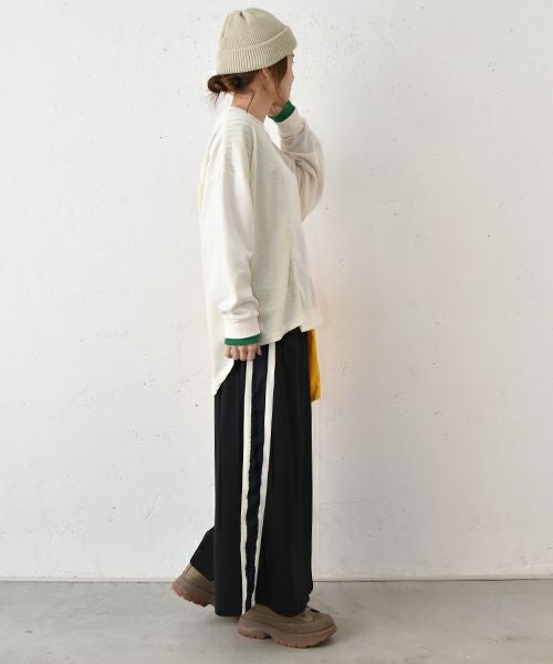 IN THE MARKET｜トラックラインスカート [[C-2343]][C]