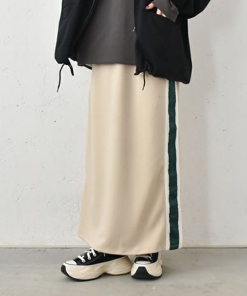 IN THE MARKET｜トラックラインスカート [[C-2343]][C]