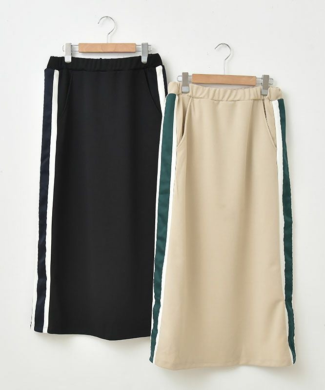  IN THE MARKET｜トラックラインスカート [[C-2343]][C]