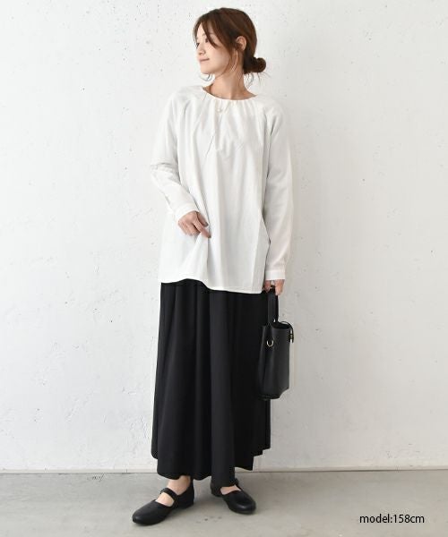 hagumu｜襟ギャザープルオーバー [[125693]][C]