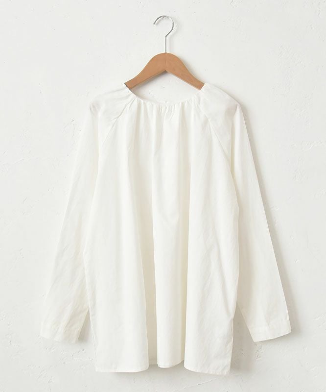 hagumu｜襟ギャザープルオーバー [[125693]][C]