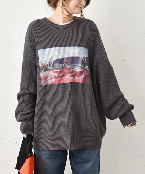 IN THE MARKET｜プリントプルオーバー [[HUG-6601S120]][C]