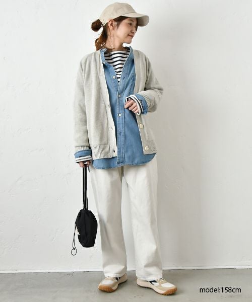 Our.｜綿ニットVネックカーデ [[Ou-CD-03]][C]